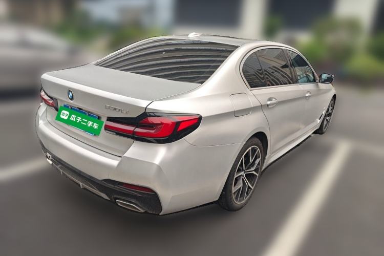 Used BMW 5 Series 2021 530Li Executive M Sport Package Rear Right 45 Deg