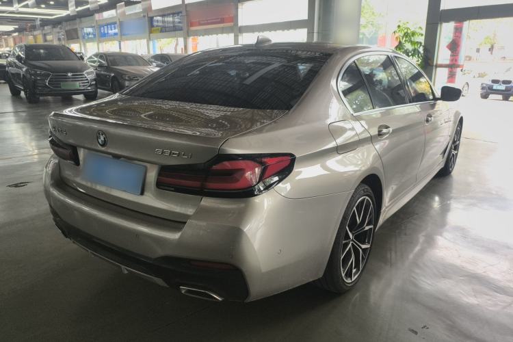 Used BMW 5 Series 2021 Restyled 530Li Luxury Edition M Sport Package Rear Right 45 Deg