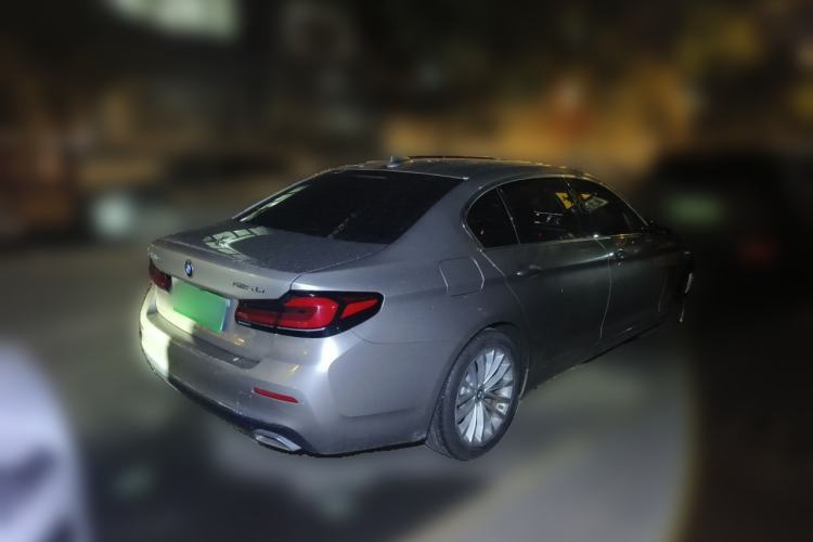 Used BMW 5 Series 2021 525Li Luxury Package Rear Right 45 Deg
