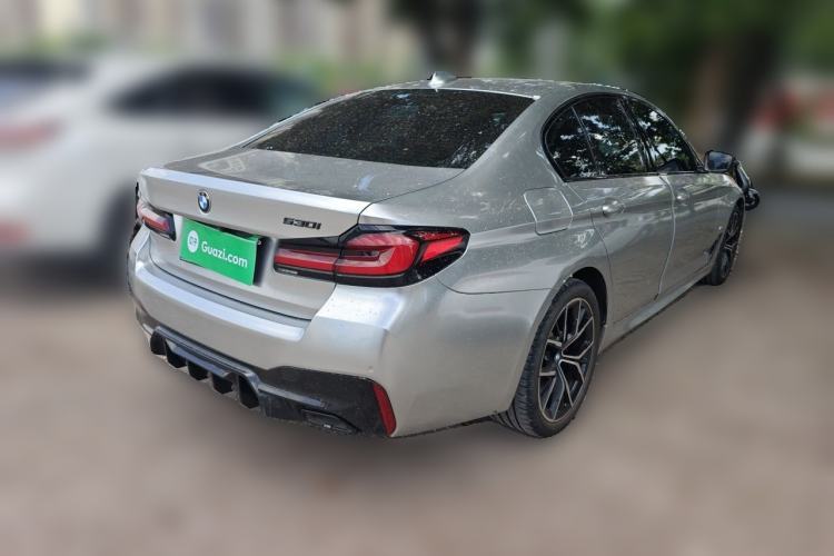Used BMW 5 Series 2021 530i M Sport Package Rear Right 45 Deg