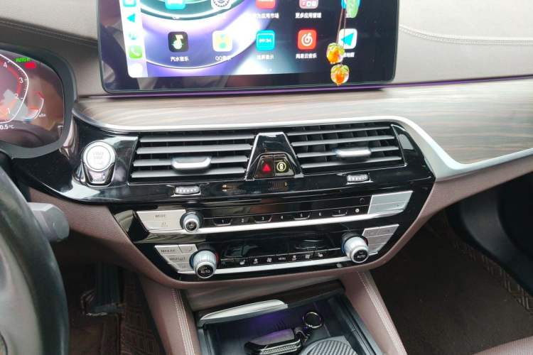 Used BMW 5 Series 2021 530Li Leading Luxury Package Audio And AC Panel