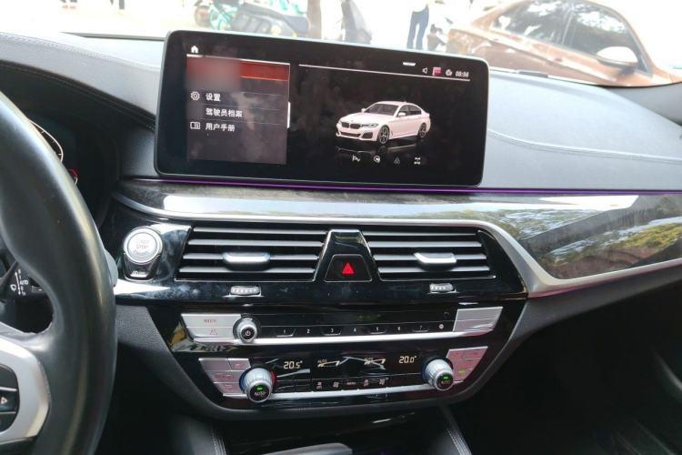 Used BMW 5 Series 2021 525Li M Sport Package Audio And AC Panel