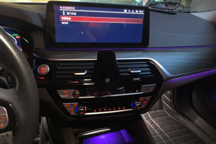 Used BMW 5 Series 2021 530Li Leading Luxury Package Audio And AC Panel