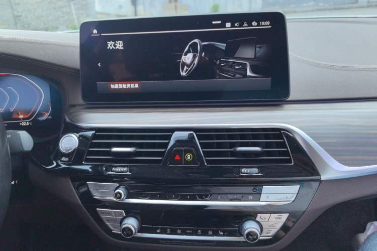 Used BMW 5 Series 2021 530Li Leading Luxury Package Audio And AC Panel