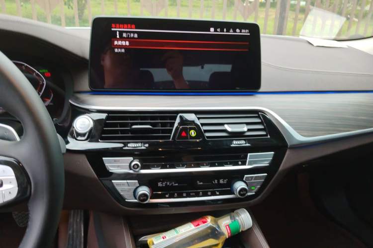 Used BMW 5 Series 2021 530Li xDrive Luxury Package Audio And AC Panel