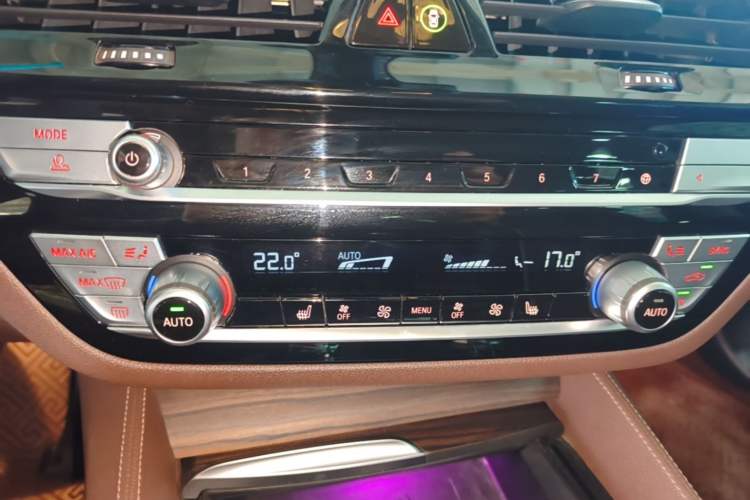Used BMW 5 Series 2021 530Li Leading Luxury Package Audio And AC Panel