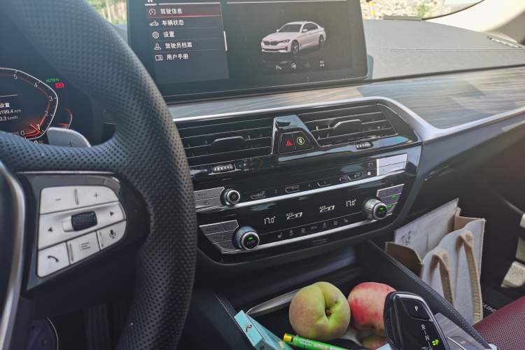 Used BMW 5 Series 2021 530Li xDrive Luxury Package Audio And AC Panel