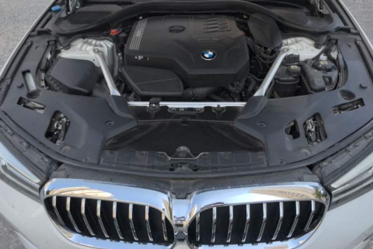 Used BMW 5 Series 2021 Updated 530Li Luxury Package Premium Edition Engine Bay