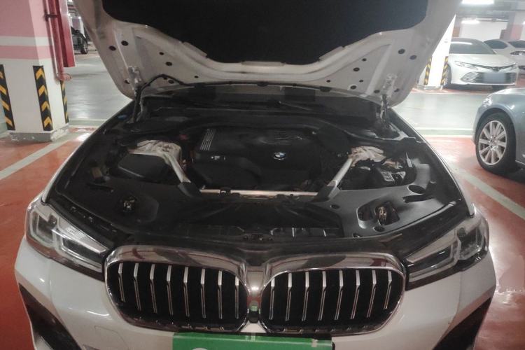 Used BMW 5 Series 2021 530Li Leading Model M Sport Package Engine Bay