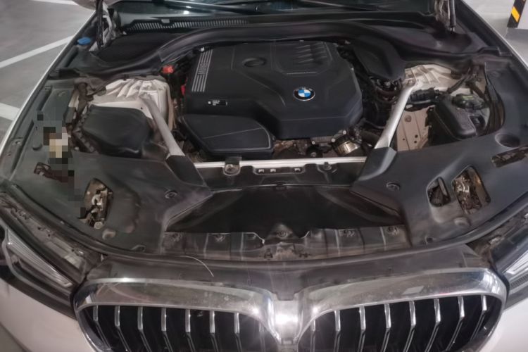 Used BMW 5 Series 2021 525Li M Sport Package Engine Bay