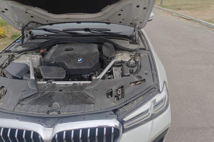 Used BMW 5 Series 2021 525Li M Sport Package Engine Bay Left