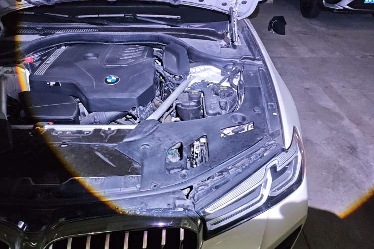 Used BMW 5 Series 2021 530Li Luxury Edition M Sport Package Engine Bay Left