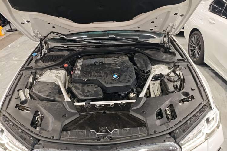 Used BMW 5 Series 2021 525Li M Sport Package Engine Bay