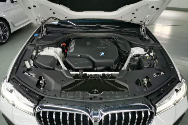 Used BMW 5 Series 2021 530Li Leading Model M Sport Package Engine Bay