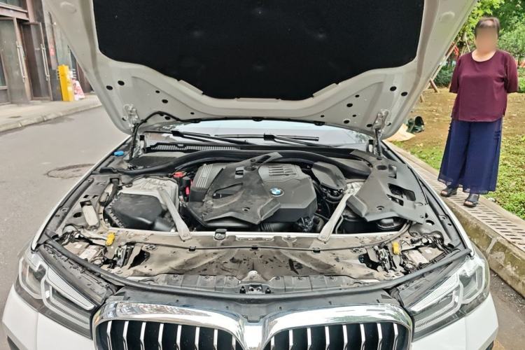 Used BMW 5 Series 2021 530Li Leading Model M Sport Package Engine Bay