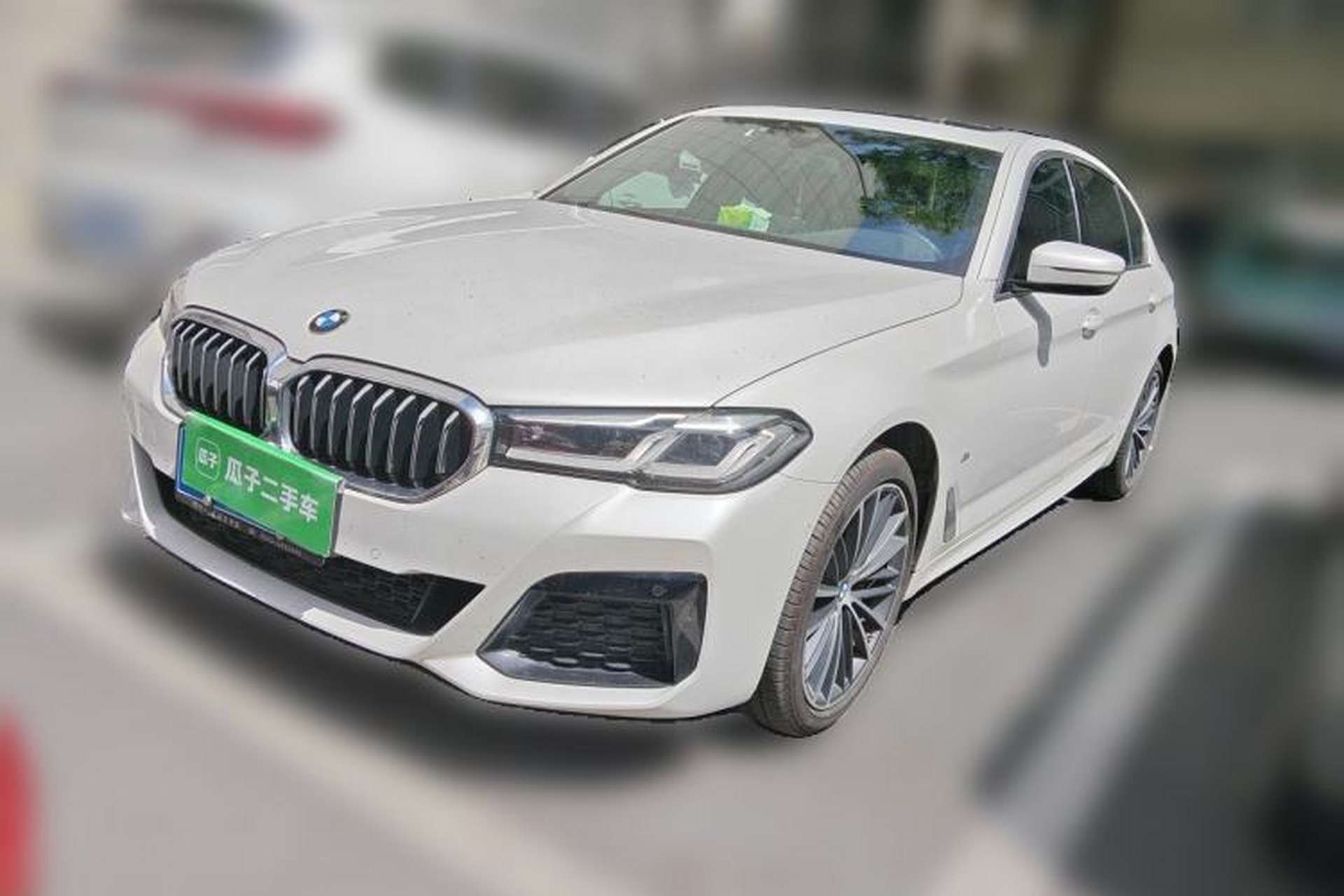 Used BMW 5 Series 2021 530Li Leading Model M Sport Package Front Left 45 Deg