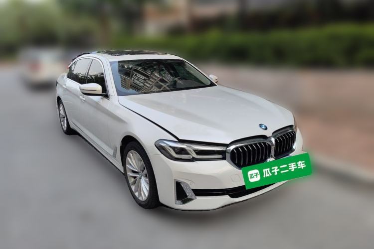 Used BMW 5 Series 2021 Updated Version 525Li Luxury Package Front Right 45 Deg