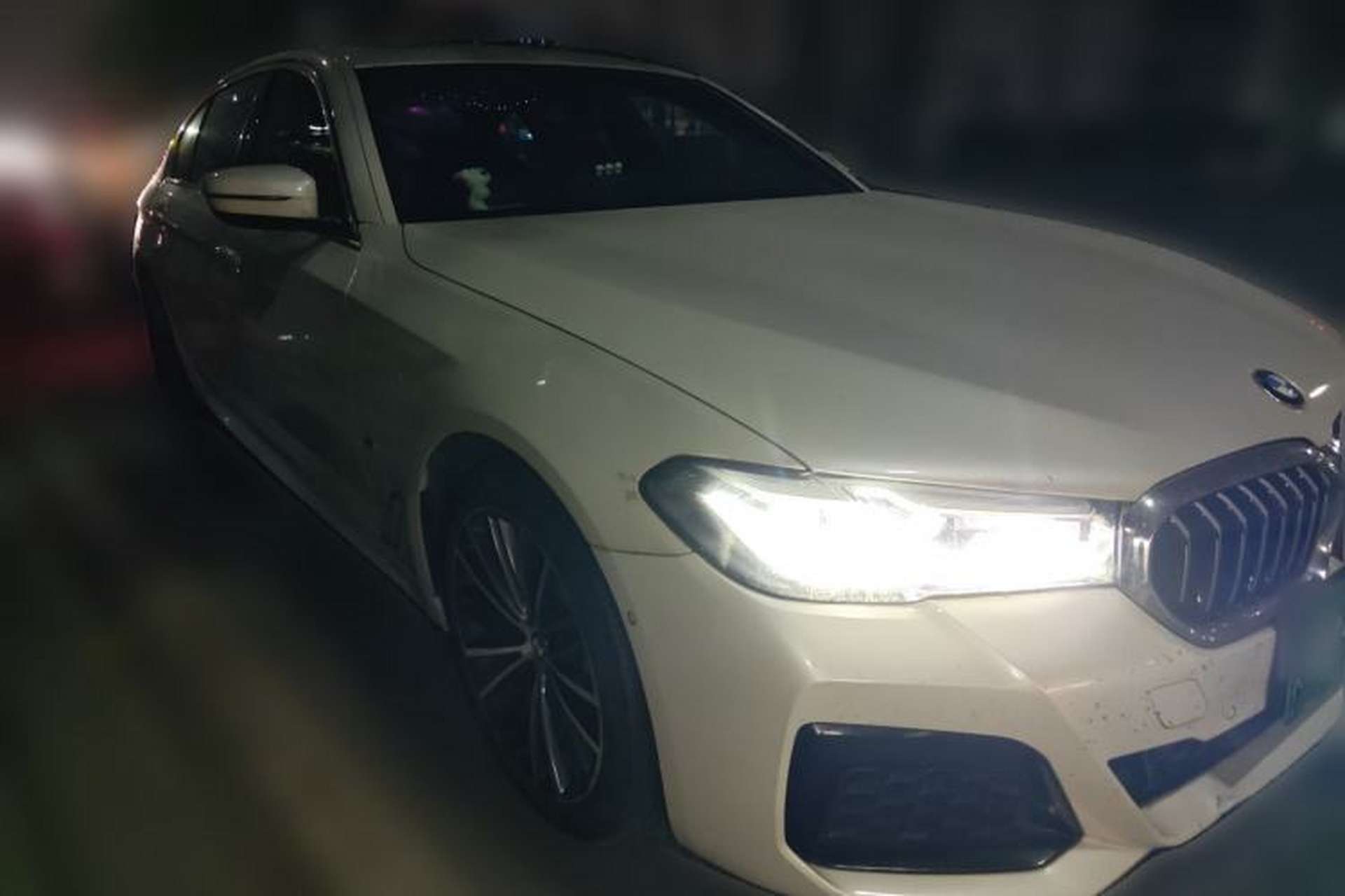 Used BMW 5 Series 2021 530Li Luxury Edition M Sport Package Front Right 45 Deg