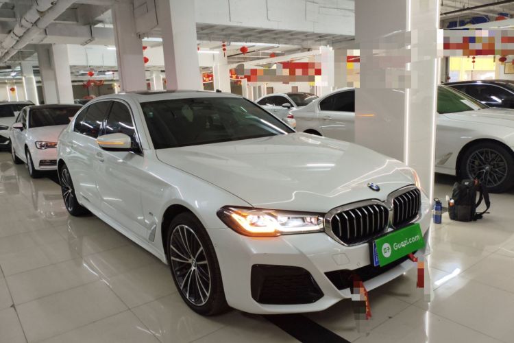 Used BMW 5 Series 2021 530Li Leading Model M Sport Package Front Right 45 Deg
