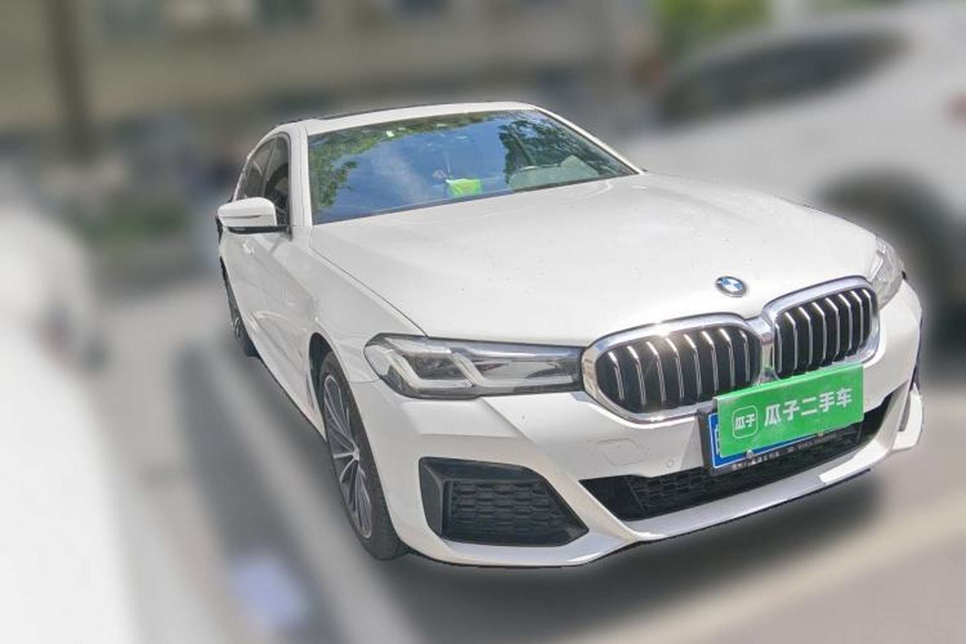 Used BMW 5 Series 2021 530Li Leading Model M Sport Package Front Right 45 Deg