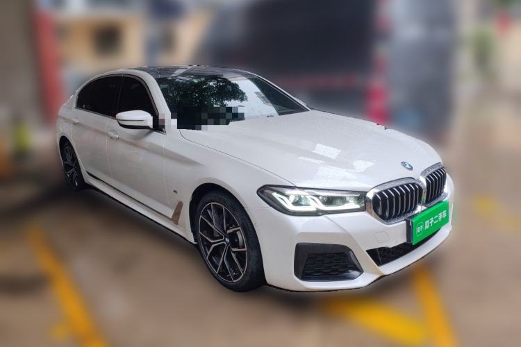 Used BMW 5 Series 2021 530Li Luxury Edition M Sport Package Front Right 45 Deg