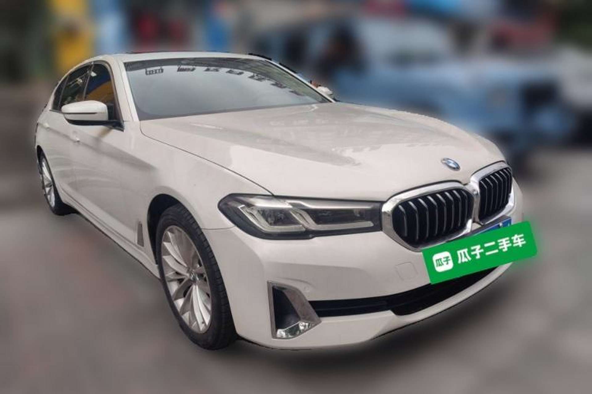 Used BMW 5 Series 2021 525Li Luxury Package Front Right 45 Deg