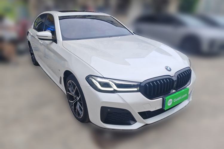 Used BMW 5 Series 2021 530Li Luxury Edition M Sport Package Front Right 45 Deg