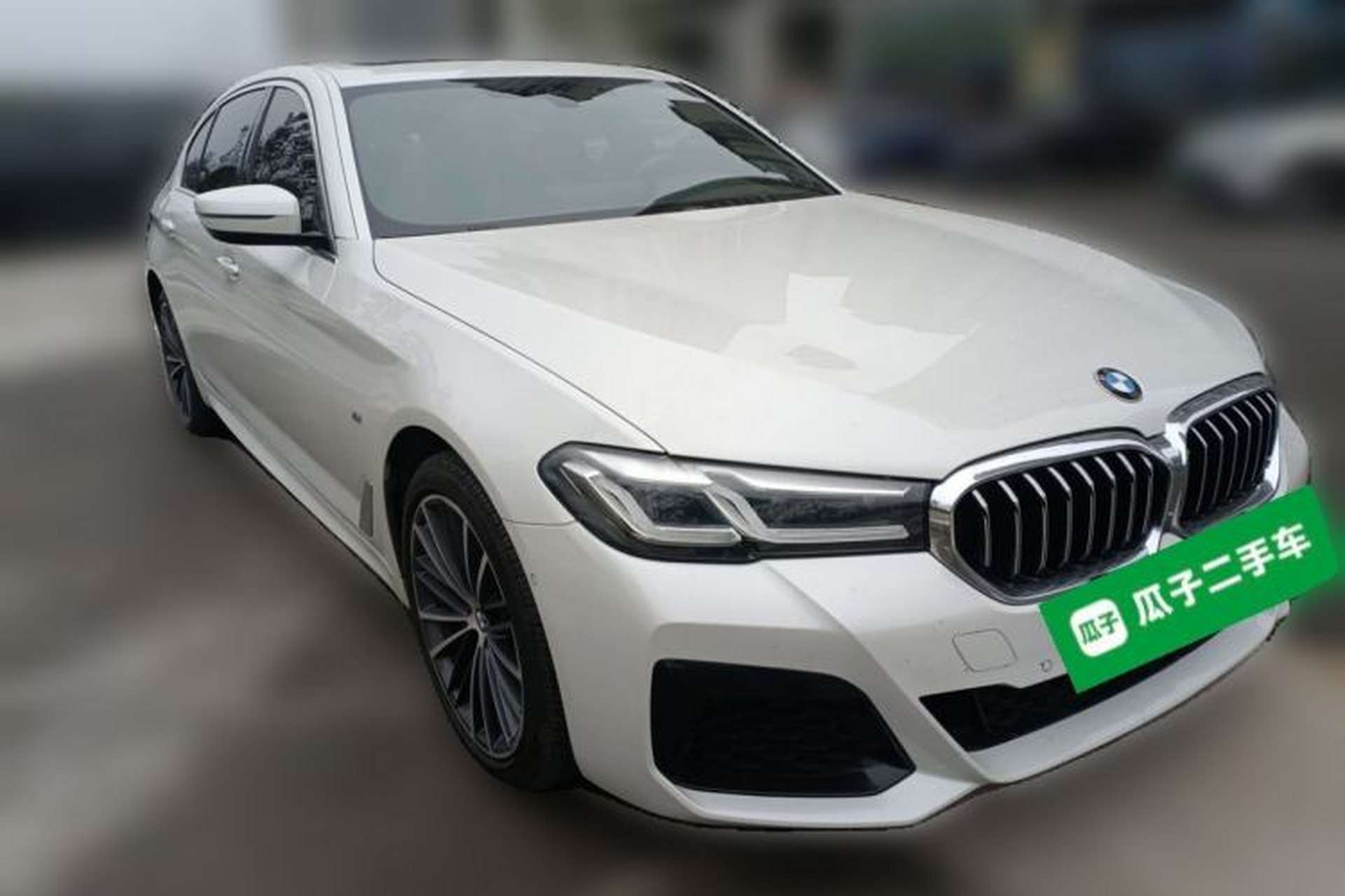 Used BMW 5 Series 2021 530Li Leading Model M Sport Package Front Right 45 Deg