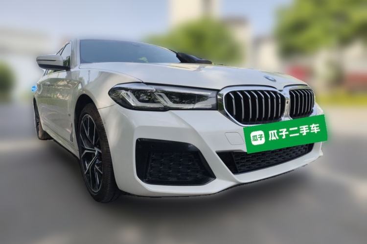 Used BMW 5 Series 2021 530Li Luxury Edition M Sport Package Front Right 45 Deg
