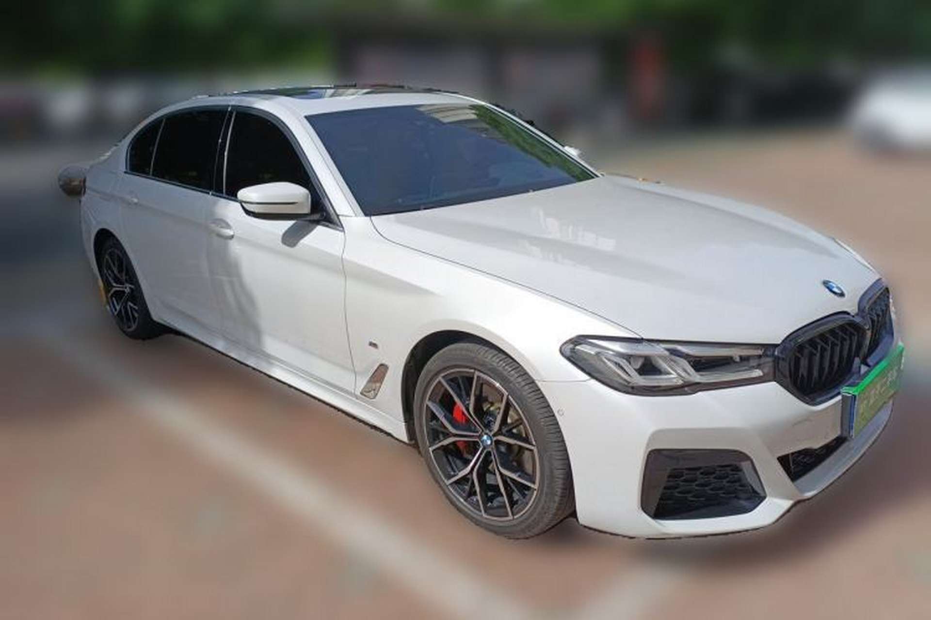 Used BMW 5 Series 2021 530Li Luxury Edition M Sport Package Front Right 45 Deg