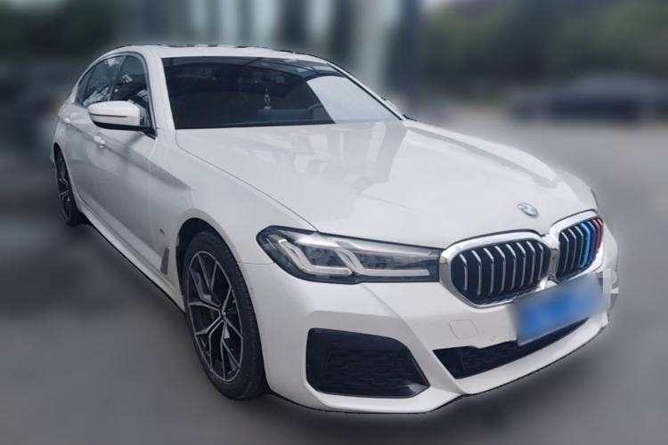 Used BMW 5 Series 2021 530Li Luxury Edition M Sport Package Front Right 45 Deg