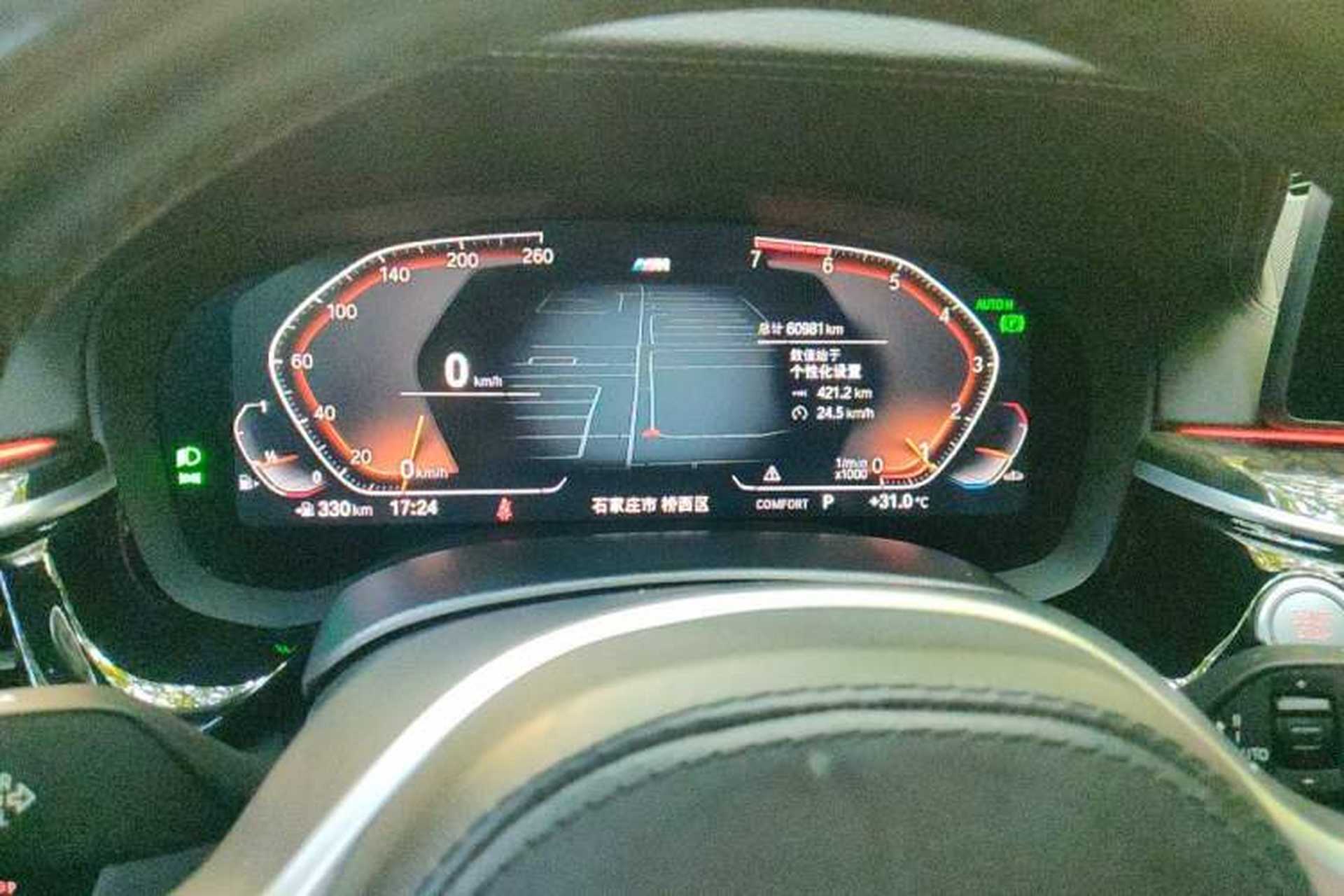 Used BMW 5 Series 2021 525Li M Sport Package Instrument Cluster