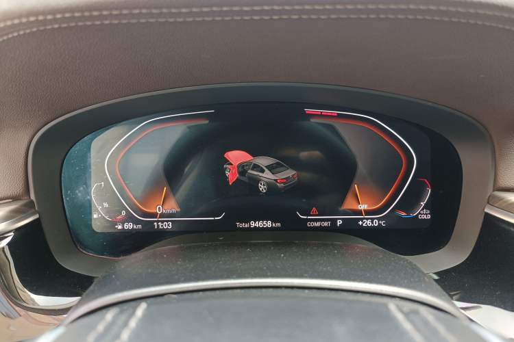 Used BMW 5 Series 2021 Restyled 530Li Leading Edition Luxury Package Instrument Cluster