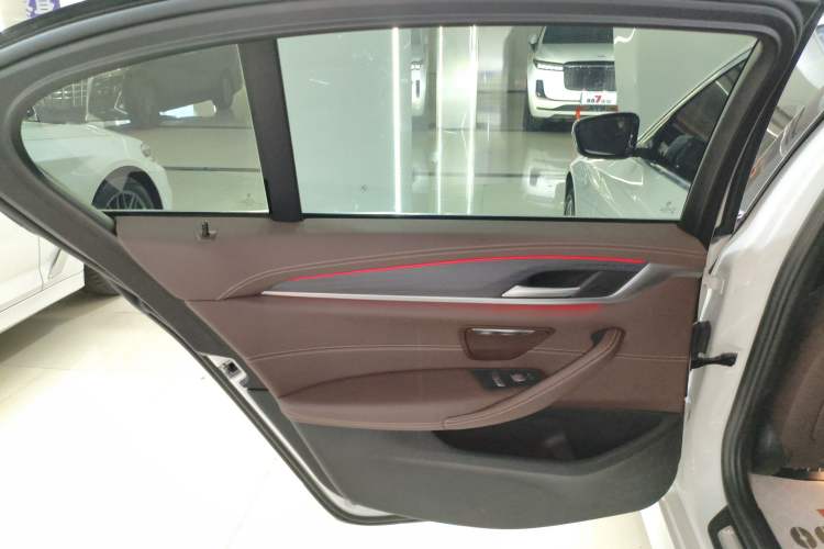 Used BMW 5 Series 2021 530Li Leading Model M Sport Package Left Rear Door Interior