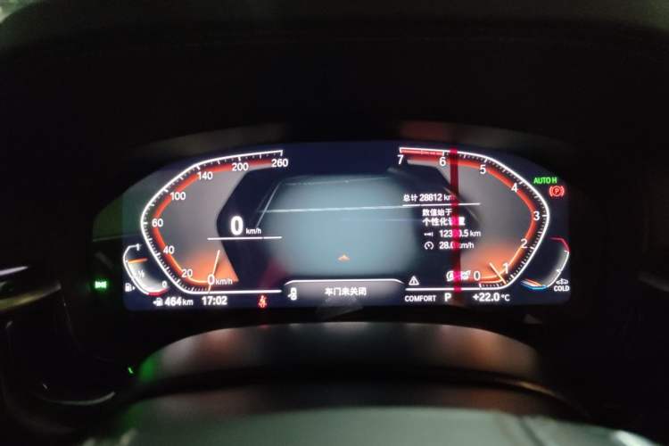 Used BMW 5 Series 2021 525Li Luxury Package Odometer Close Up