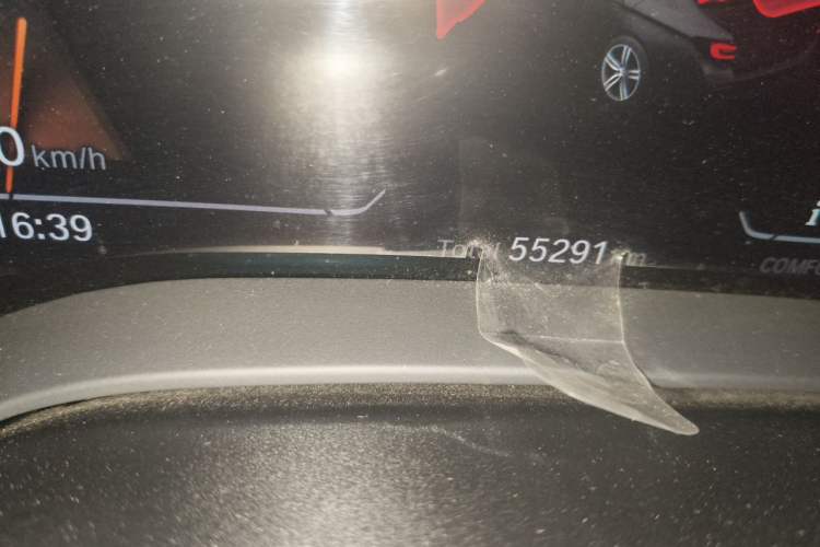 Used BMW 5 Series 2021 Updated 530Li xDrive Luxury Package Odometer Close Up