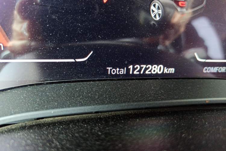Used BMW 5 Series 2021 530Li Luxury Edition Premium Package Odometer Close Up