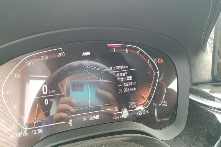 Used BMW 5 Series 2021 530Li Leading Luxury Package Odometer Close Up