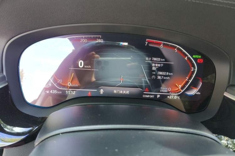 Used BMW 5 Series 2021 Facelifted 530Li Leading Edition M Sport Package Odometer Close Up