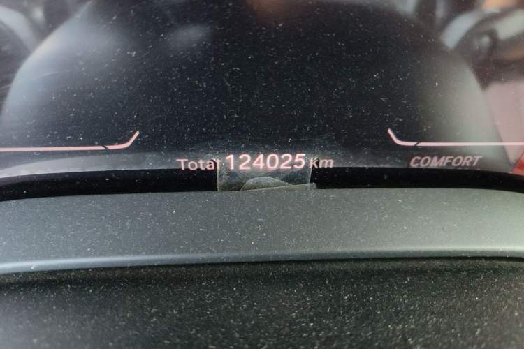 Used BMW 5 Series 2021 530Li Luxury Edition M Sport Package Odometer Close Up