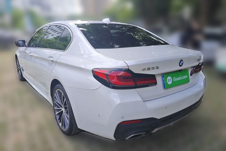 Used BMW 5 Series 2021 530Li Leading Model M Sport Package Rear Left 45 Deg