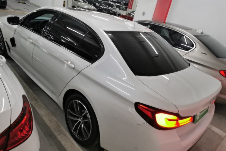 Used BMW 5 Series 2021 525Li M Sport Package Rear Left 45 Deg