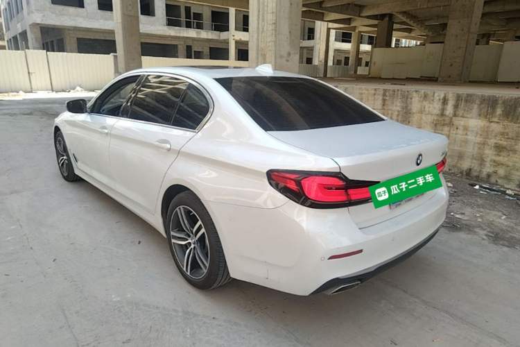 Used BMW 5 Series 2021 530Li Leading Luxury Package Rear Left 45 Deg