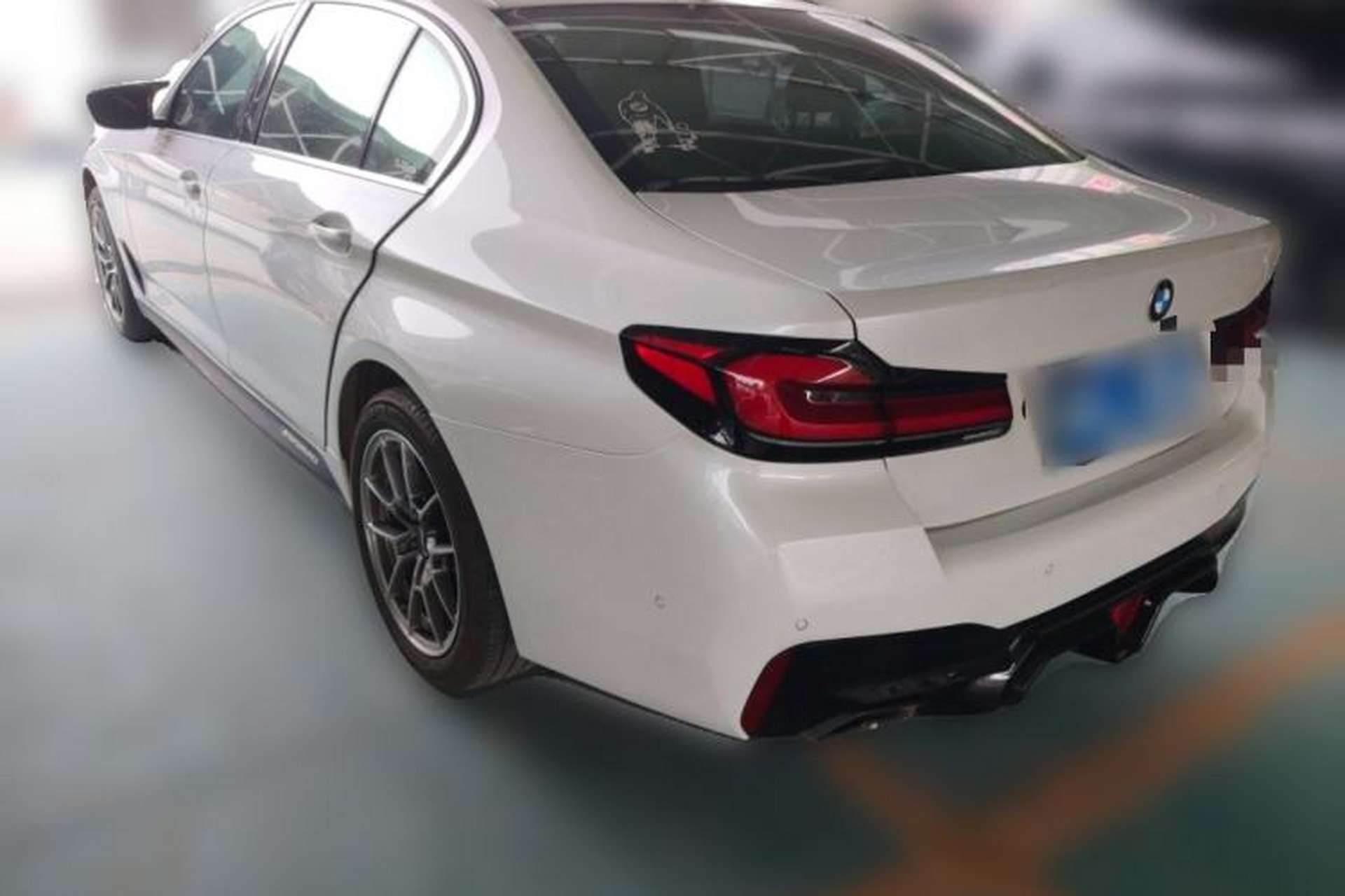 Used BMW 5 Series 2021 525Li M Sport Package Rear Left 45 Deg