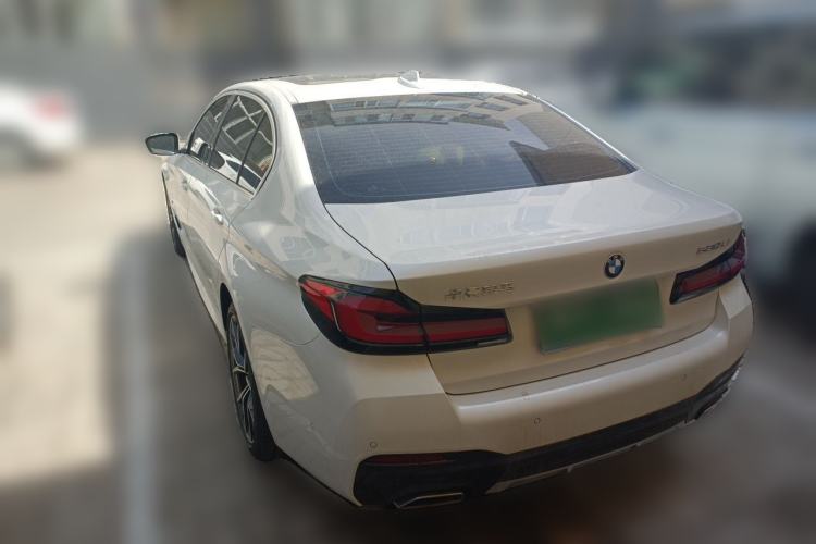Used BMW 5 Series 2021 530Li Luxury Edition M Sport Package Rear Left 45 Deg