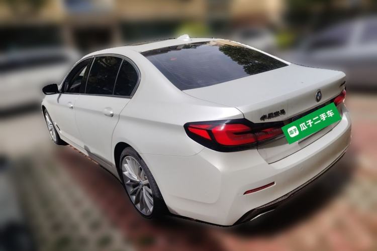 Used BMW 5 Series 2021 530Li Luxury Edition Premium Package Rear Left 45 Deg