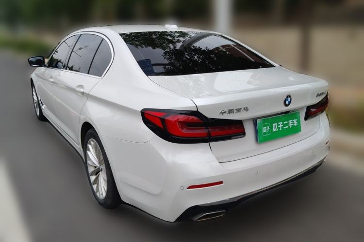 Used BMW 5 Series 2021 525Li Luxury Package Rear Left 45 Deg