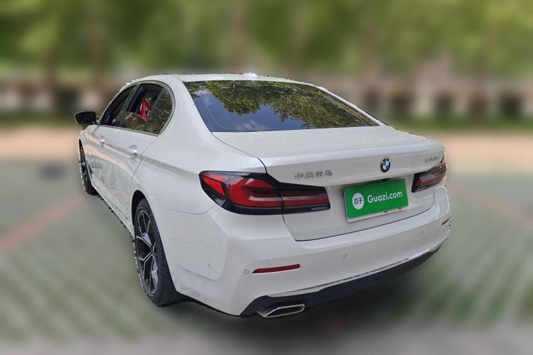 Used BMW 5 Series 2021 530Li Luxury Edition Premium Package Rear Left 45 Deg
