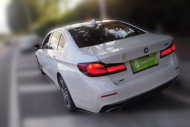 Used BMW 5 Series 2021 530Li xDrive Luxury Package Rear Left 45 Deg