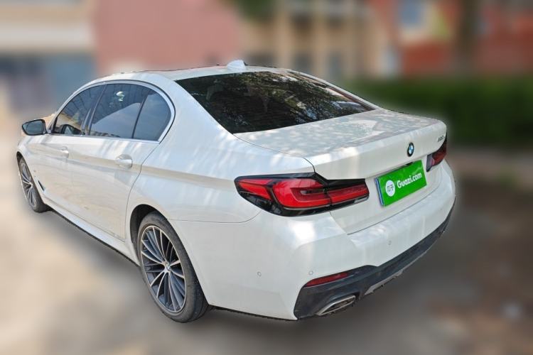 Used BMW 5 Series 2021 530Li Leading Model M Sport Package Rear Left 45 Deg